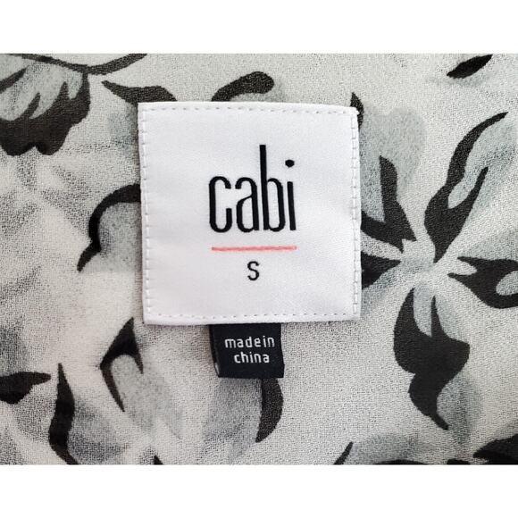 CAbi Women's S Camisole Terrace Top Black Gray White Adjustable Straps Bust 36" - Picture 4 of 8